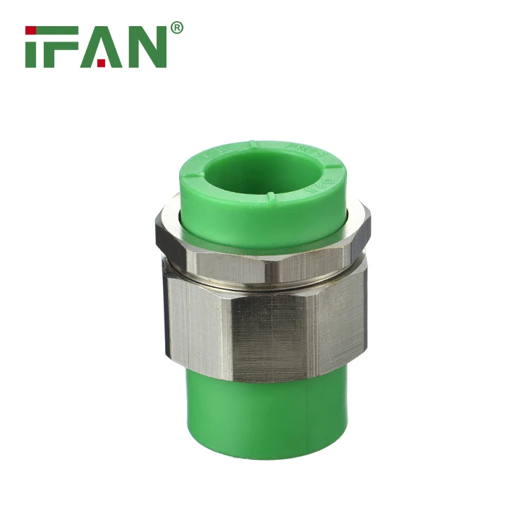 Raccordo doppio in ottone PPR