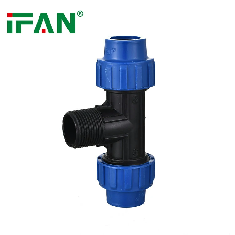 HDPE Tee maschio