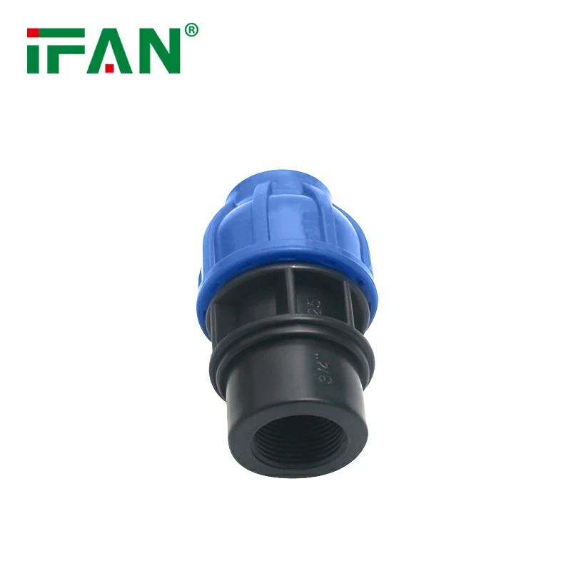 HDPE Raccordo dritto filettato