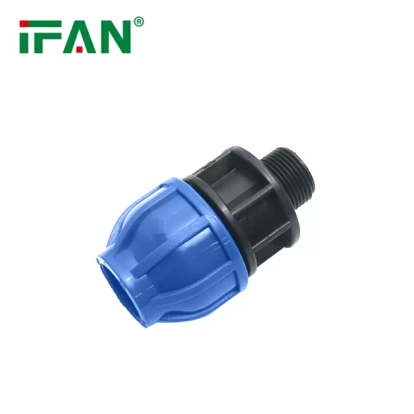 HDPE Raccordo dritto filettato