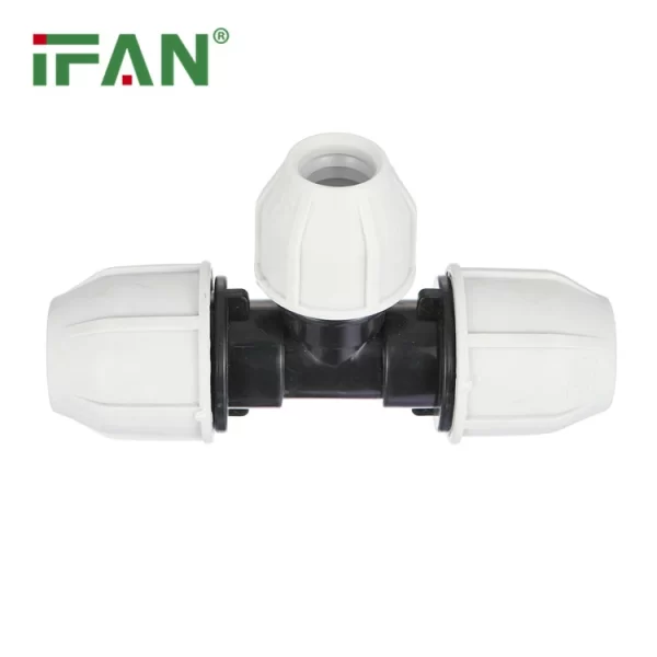 HDPE grigio Tee di riduzione