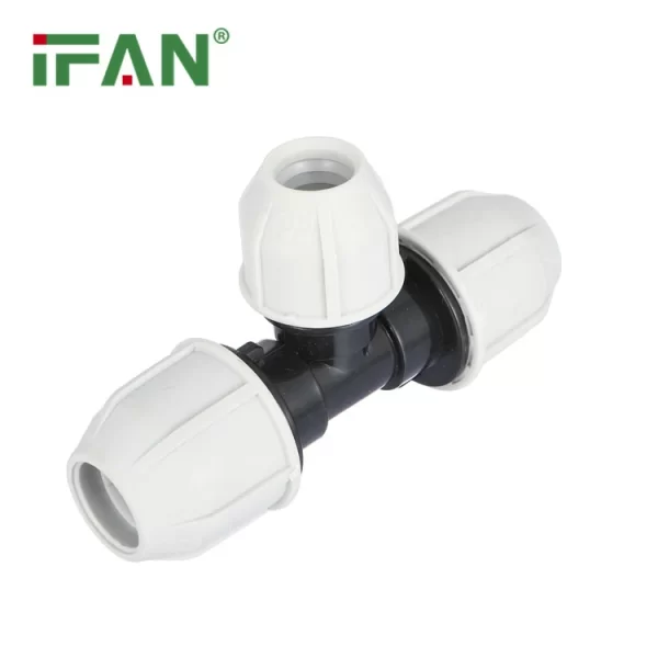 HDPE grigio Tee di riduzione