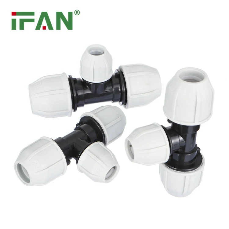 HDPE grigio Tee di riduzione