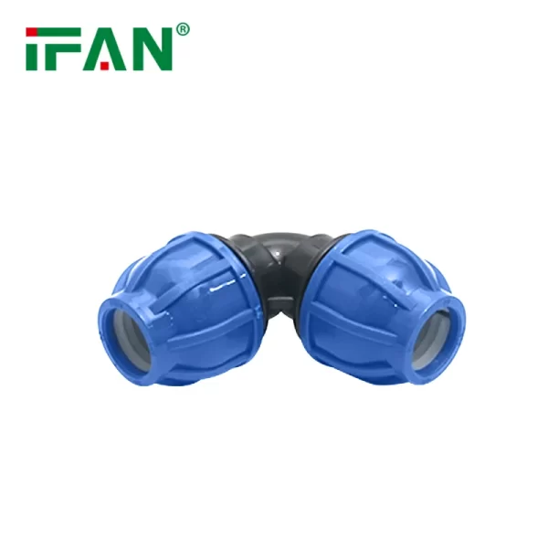 Gomito blu in HDPE
