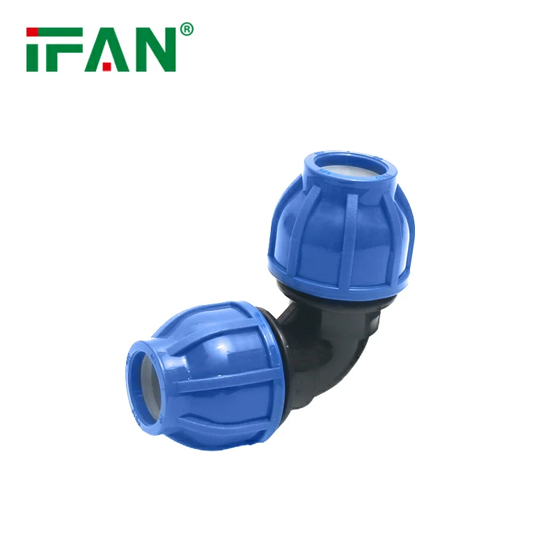Gomito blu in HDPE