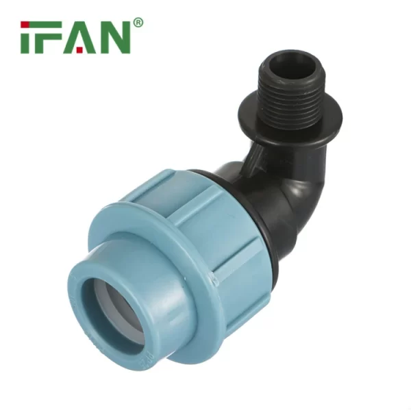 Gomito maschio HDPE