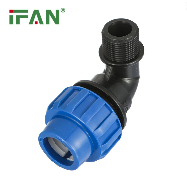 Gomito maschio HDPE