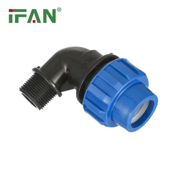 Gomito maschio HDPE