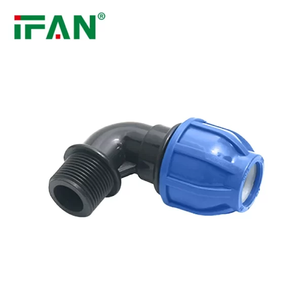 Gomito filettato HDPE