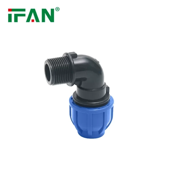 Gomito filettato HDPE