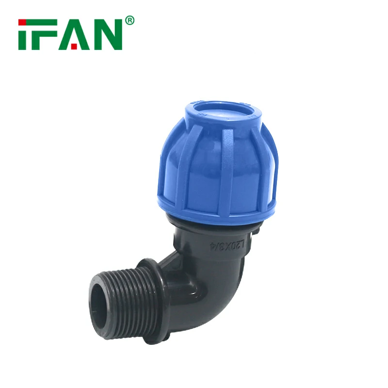 Gomito filettato HDPE