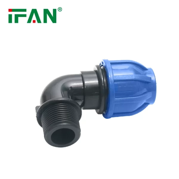 Gomito filettato HDPE