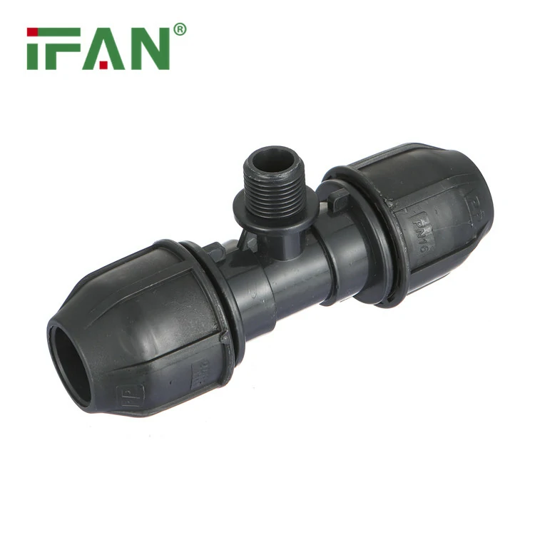 T nero filettato HDPE