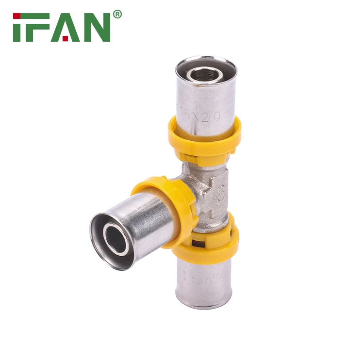 tee di compressione per tubi del gas