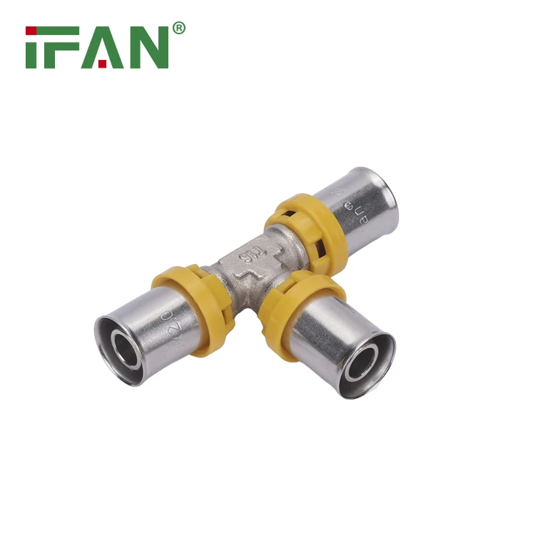 tee di compressione per tubi del gas