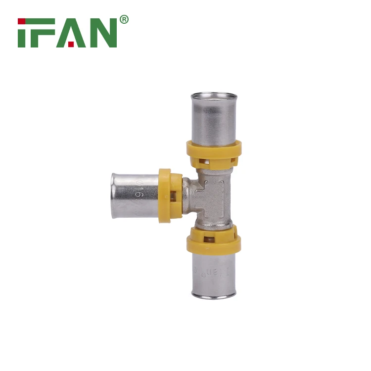 tee di compressione per tubi del gas