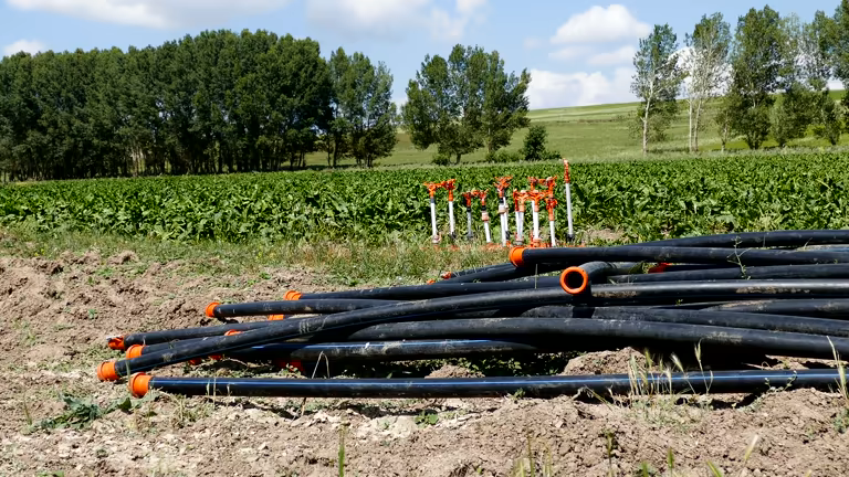 Soluzione con tubo HDPE per serre agricole moderne