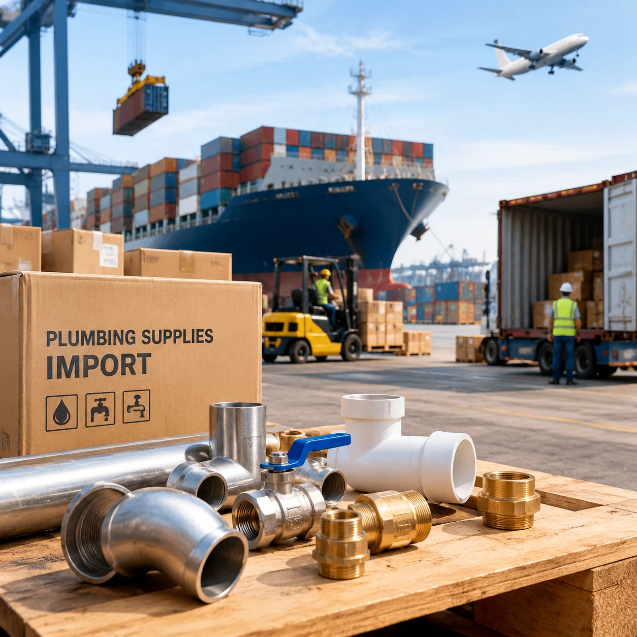 Immagine in evidenza per Spedizioni e logistica per l'importazione di articoli idraulici